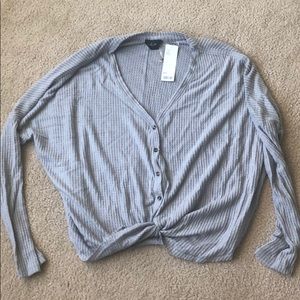 Urban outtfitters oversized pull over-grey
